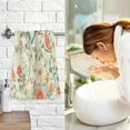 thumbnail image 7 of Yayeee 2 Pack Hand Towels for Bathroom 100% Cotton 16" x 28" Soft Absorbent Kitchen Towel, Green Floral Pattern, 7 of 7