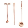 thumbnail image 2 of 3 Pieces Stainless Lovers Snuffer Wick Dipper Put Out Tools Champange Rose, 2 of 8