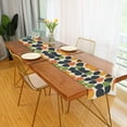 thumbnail image 2 of Yayeee Table Runner 70 inches Long Home Kitchen Dinning Party Decoration, Black Clover Pattern, 2 of 7