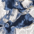 thumbnail image 2 of Abani Regal Abstract Blue Grey White Contemporary Area Rug 6x9, 2 of 5