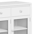 thumbnail image 3 of Simpli Home Cosmopolitan 54 inch Wide Solid Wood Contemporary Sideboard Buffet in White, 3 of 13