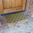 thumbnail image 2 of Rubber-Cal "The Moroccan" Green - Outdoor Coir Mats - 18" x 30", 2 of 3