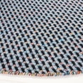 thumbnail image 3 of SAFAVIEH Montauk Annie Geometric Cotton Area Rug, Blue/Black, 6' x 6' Round, 3 of 8
