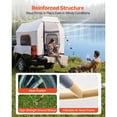 thumbnail image 3 of KFFKFF Inflatable Truck Bed Tent, 7.2 x 5.4 FT 3-Season Camping Tent with Mesh Windows, PU2000mm Waterproof Design for Outdoor Adventures - Includes Air Pump, 3 of 9