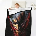 Black Horror The Joker Blanket for Couch Bed Throw Blanket, Aesthetic