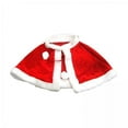 thumbnail image 1 of Capa De Terciopelo Rojo 4x Para Disfrazarse De Navidad, Para Carnaval, Suministros Navideños Para Niños, 1 of 8