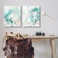 thumbnail image 3 of Stupell Industries Contemporary Abstract Splatter Green Detail 2pc Canvas Art Set, 24 x 30 each, by June Erica Vess, 3 of 8