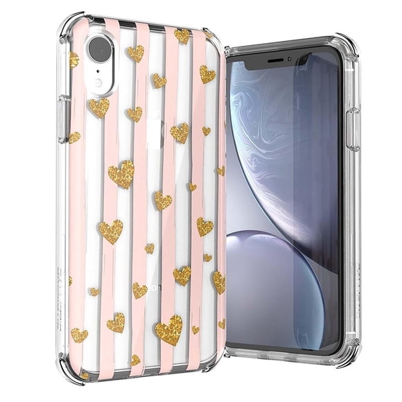Funda BALLISTIC Jewel Mirage para iPhone XR Ballistic Corazones protector uso rudo