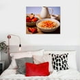 thumbnail image 4 of Nawypu Wall Art Canvas Paintings Decorative Breakfast Cereal Cheerios with Strawberries Framed Artwork for Bedroom Living Room Posters Kitchen Dining Room Home Office can be Hung, 4 of 4
