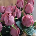 thumbnail image 4 of Ramo de yemas de rosa artificial de 9 cabezas, flor de simulación, ramo de novia, fiesta de boda, flor falsa, rosa púrpura sidaley HA7318-03B, 4 of 6