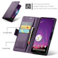 thumbnail image 3 of CaseMe Leather For Google Pixel 9 Pro XL Wallet Case with RFID Blocking, For Google Pixel 9 Pro XL Case Wallet for Women Men Card Holder Magnetic Clasp Kickstand Folio Case,Purple, 3 of 10