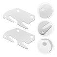 thumbnail image 6 of 2pcs Bed Accessories Wood Bed Rail Bracket Bed Rail Hooks Plates Beds Frame, 6 of 8