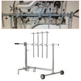 thumbnail image 1 of TBVECHI Auto Body Paint Stand Rack, Auto Body Parts Painting Rack Hood Panel Hook Hanger Holder Spray Paint Rack (4 Locking Positions), 1 of 4