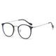 thumbnail image 5 of Gafas de estilo coreano nuevas con montura ovalada, estilo retro, ligeras, con remaches y antiluz azul, adecuadas para múltiples escenarios, 5 of 5