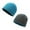 Sky Blue, variant on Unisex Double Sided Wear Polar Fleece Beanie Hat, Lightweight Thermal Wind Resistant Cap for Winter Hiking Jogging Cycling Casual Daily Wear Sky Blue