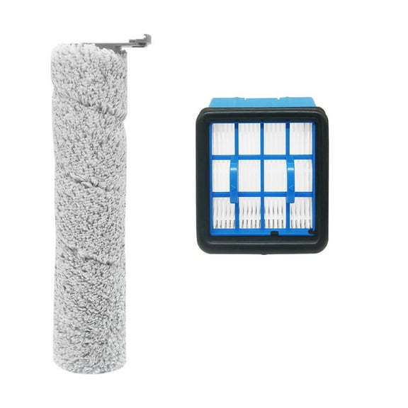 Crosswave Omniforce Brush Rolls and Filters, Replacement Parts for Bissell 3882/3883/3967F/3970F CrossWave OmniForce/OmniFind Vacuum Cleaner, 1 Pack Brush Rollers & Filters