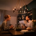 thumbnail image 4 of Philips LED 40-Watt B11 Filament Light Bulb, Amber, Dimmable, E12 (1-Pack), 4 of 5