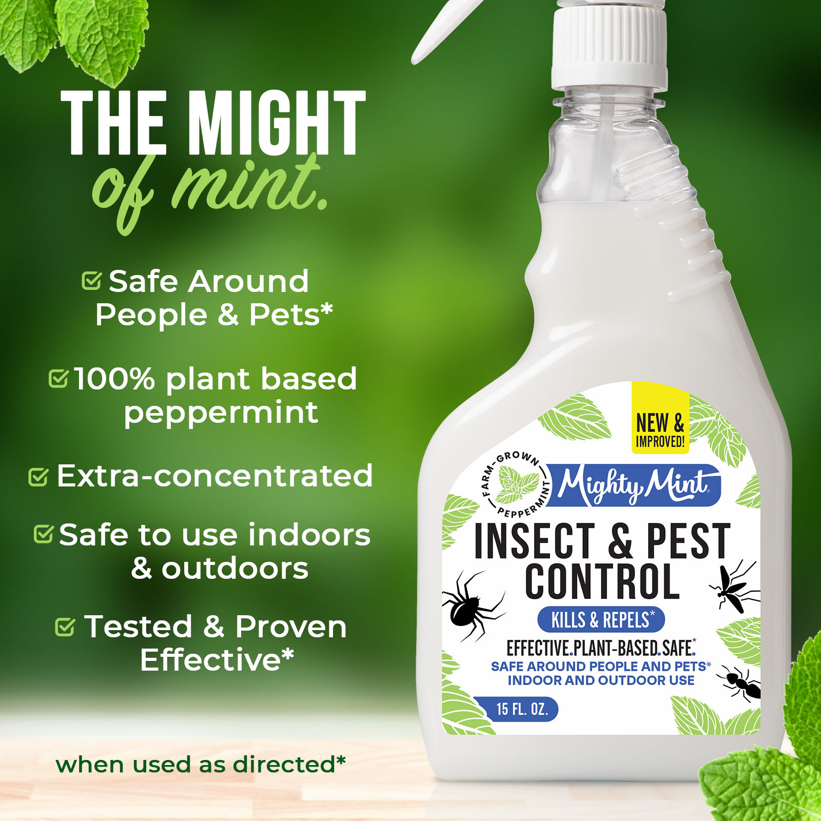 Mighty Mint Peppermint Oil Insect Repellent Spray 15 oz photo 8