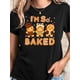 thumbnail image 1 of Camiseta de manga corta con cuello redondo para mujer "Tres Hombres de Jengibre Horneando", ideal para uso diario, deportiva y de primavera/verano, para adultos, hombres, mujeres, adolescentes, jóvene, 1 of 6