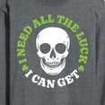 thumbnail image 3 of Instant Message - Need All The Luck I Can Get - Men's Long Sleeve T-Shirt, 3 of 6