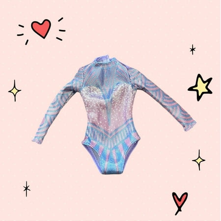 Lol Surprise doll OMG Bartz Rhythmic Gymnast Fashion Doll Outfit Leotard Batons Ribbon Gymnastics