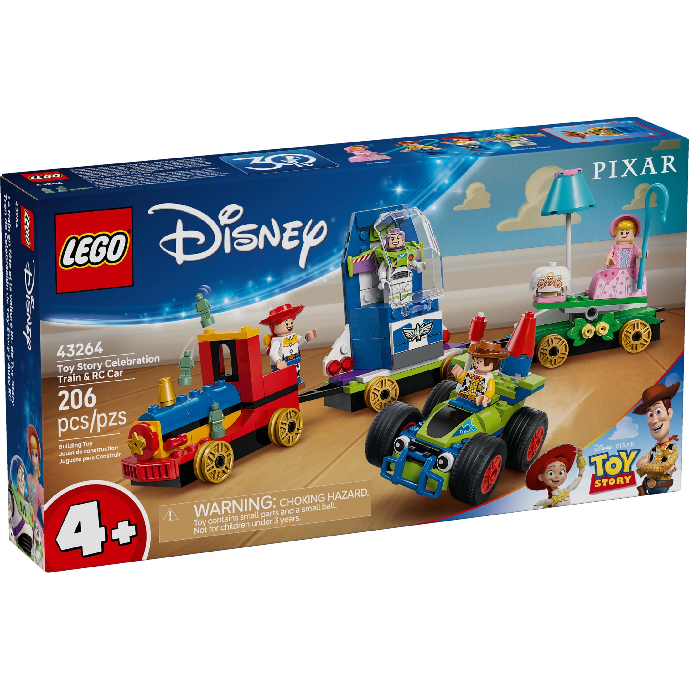 LEGO Disney Toy Story Celebration Train and RC Car, 43264, 206