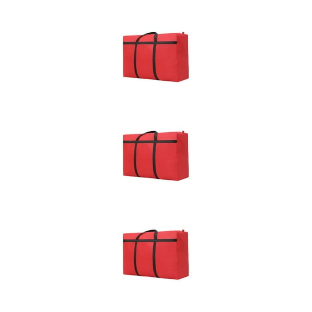 Decodeary Exquisite Craft Oxford Bag With Large Capacity For Moving And Traveling No Loose Thread Moving Bag red-105L 3Set