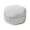 Orthodontic Retainer Case, Denture Storage Box, Portable Invisible Braces Storage with Cleaning Function, Durable ABS Material, Compact Travel-Friendly Design, Secure and Convenient Organizer