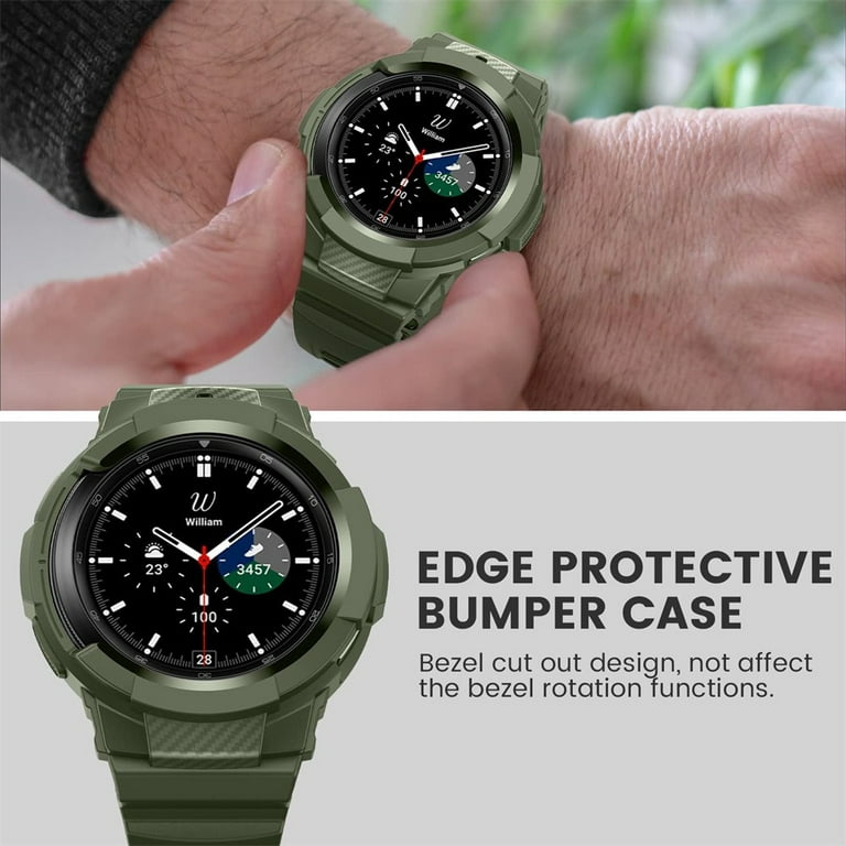Carbon Fiber Watch Band For Samsung Galaxy Watch 4 5/5 Pro Wrist