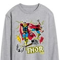thumbnail image 3 of Marvel Thor - Stickers Style - Men's Long Sleeve Graphic T-Shirt, 3 of 5