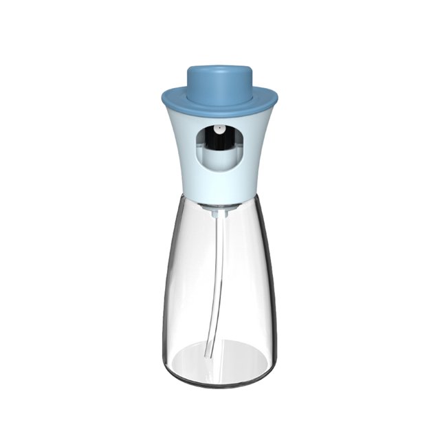 Oil Bottle Press Type Replacement Leakproof Transparent Sealed Wide Mouth Kitchen Restaurant Sprayer Dispenser Tool Blue