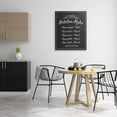 thumbnail image 2 of Stupell IndustriesKitchen Rules Chalkboard Vintage SignCanvas Wall Art by Lettered and Lined, 2 of 6