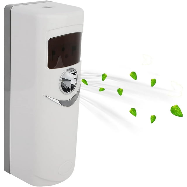 1 pulverizador automático de fragancia, dispensador de fragancia de cristal líquido, dispensador de ambientador de escritorio, fragancia de aire sin spray, baño, oficina, centro comercial ER