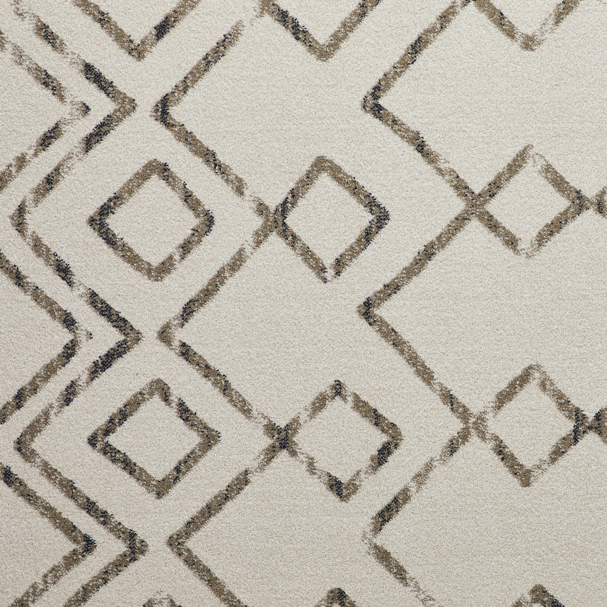 Loomaknoti Taytum Rocey 5' x 7' Ivory Geometric Indoor Area Rug
