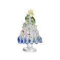 thumbnail image 2 of TOPRenddon Mini Glass Christmas Tree, Desktop Christmas Tree Decoration Holiday Home Office Decoration, 2 of 6