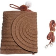 thumbnail image 6 of Kukuzhu Straw Clutch Purses for Women Summer Beach Bags Envelope Woven Clutch Handbags, 6 of 6