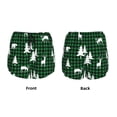 thumbnail image 3 of KLL Christmas tree green plaid Pattern Shorts Women,Athletic Shorts High Waisted Running Shorts Pocket Sporty Short Gym Elastic Workout Shorts-Large, 3 of 7