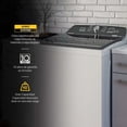 thumbnail image 4 of Lavadora Carga Superior Whirlpool 22kg Blanca con tapa de cristal 8MWTW2241WJB, 4 of 4