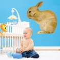 thumbnail image 2 of Wallhogs Whispering Bunny Cutout Wall Decal, 2 of 2