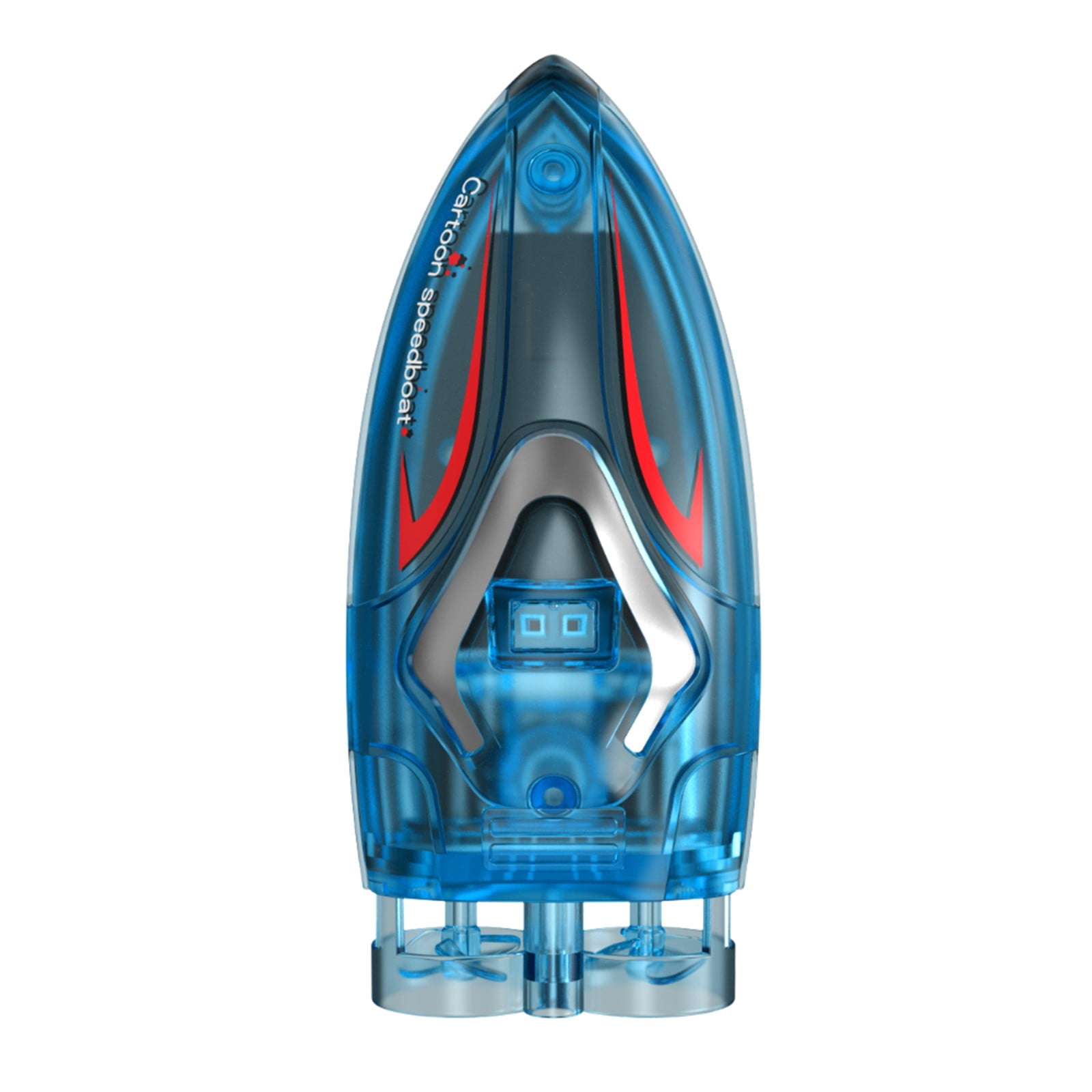Mini Remote Control Boat Toys 2.4G High Speed RC Boat, Rechargeable Battery Powered RC Boat Fast Charging Play Time, Stunt Control Action RC Boat Indoor Pool Play Toys