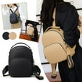 thumbnail image 3 of New Casual Womens Soft Leather Backpack Fashionable-, 3 of 8