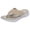 Beige, variant on Womens Walking Sandals with Arch Support Lightweight Comfortable Athletic Sport Hiking Flip Flops Long Distances Travel Camping Outdoor Summer Shoes Black Size 8.5
