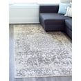 thumbnail image 3 of Unique Loom Medallion Richmond Rug White/Gray 5' 3" x 8' Rectangle Medallion Traditional Perfect For Living Room Bed Room Dining Room Office, 3 of 9