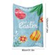 thumbnail image 3 of Manta de franela con diseño de huevo y conejito de Pascua. Ideal para siestas en el sofá o en el coche. Ideal como sábana o manta. Ideal para decoración de Pascua. Manta de poliéster., 3 of 6