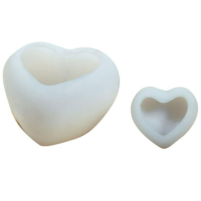 1 inch Heart Silicone Molds for Baking - Chocolate Molds Shapes Non-stick  Heart Shaped Cake Pan 3D Mold Silicone Chocolate Cookie Muffin Baking Tool  