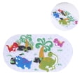 thumbnail image 2 of Alfombrilla antideslizante para baño de 38*70cm (ovalada)-dinosaurio pequeño Adepaton 2034886-3, 2 of 9