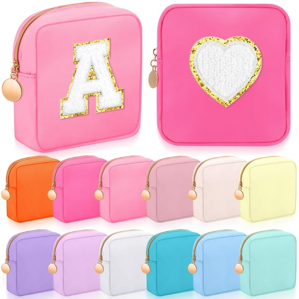 Bolsa de maquillaje Kacctyen, minibolsa de nailon para monedero, 12 unidades