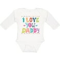 thumbnail image 3 of Inktastic Fathers Day I Love You Daddy Boys or Girls Long Sleeve Baby Bodysuit, 3 of 5