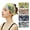 4 Pack A Style, variant on Phogary Wide Boho Floral Elastic Sports Sweatbands, (Sets of 4)