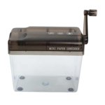Shredder Portable Space Saving Confidential Protection Hand Hand Crank